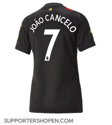 Manchester City Joao Cancelo #7 Borta Matchtröja Dam 2022-23 Kortärmad